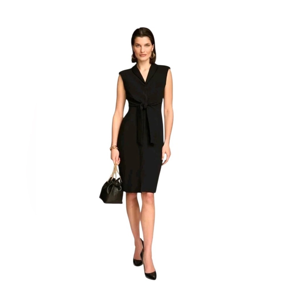 Donna Karan Black Midi Dress